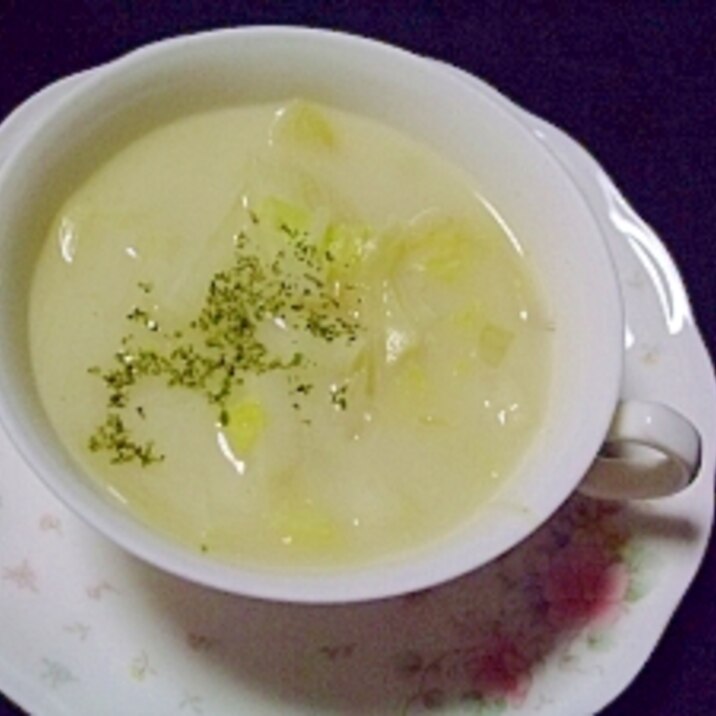 カレー風味のミルクスープ　～白菜～
